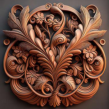 3D model ornate (STL)